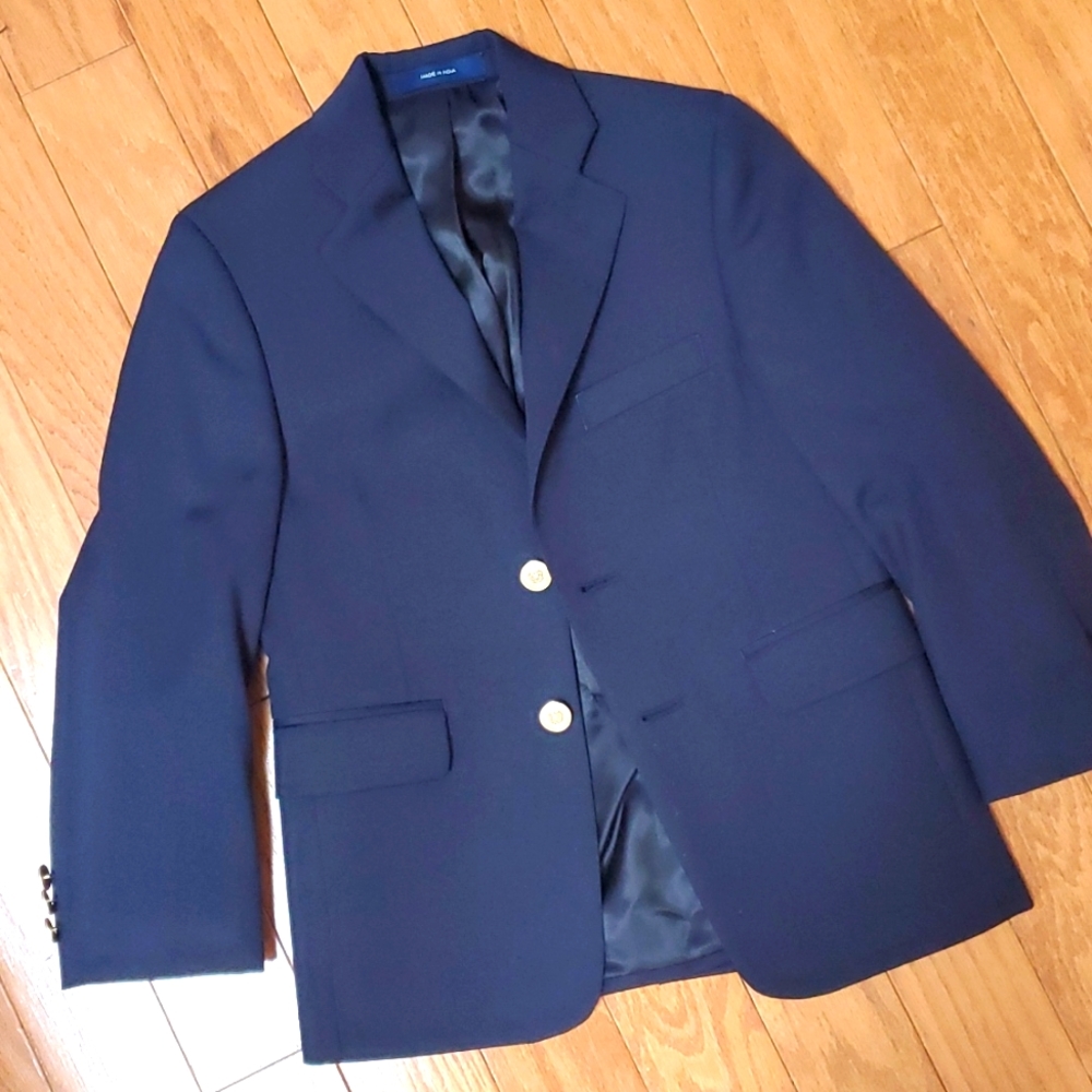 Lord & Taylor Boys Navy Blazer